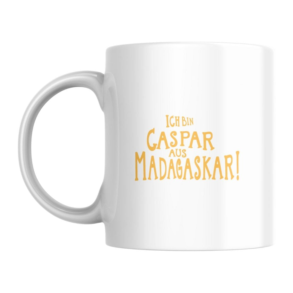 Ich bin Caspar aus Madagaskar II - Tasse Weiß