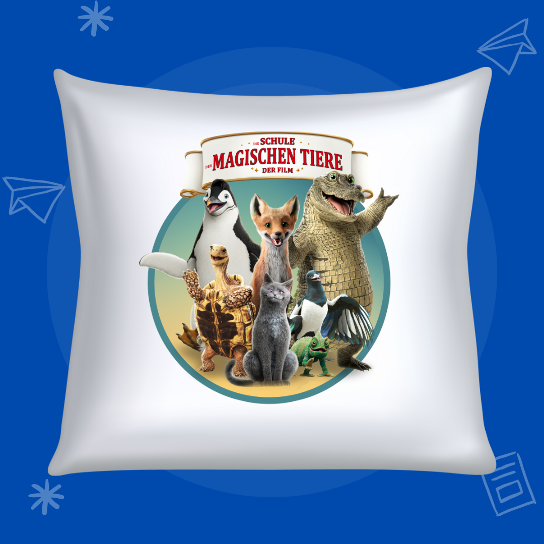 Magische Freunde - Baumwollkissen