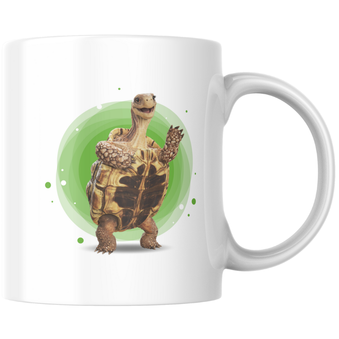 Henrietta, die Schildkröte - Tasse weiß