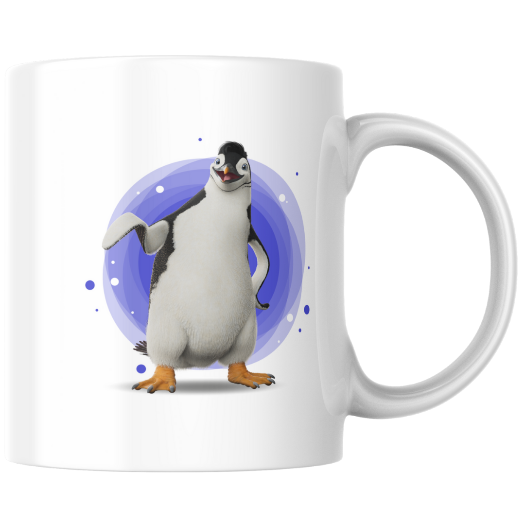 Juri, der Pinguin - Tasse weiß