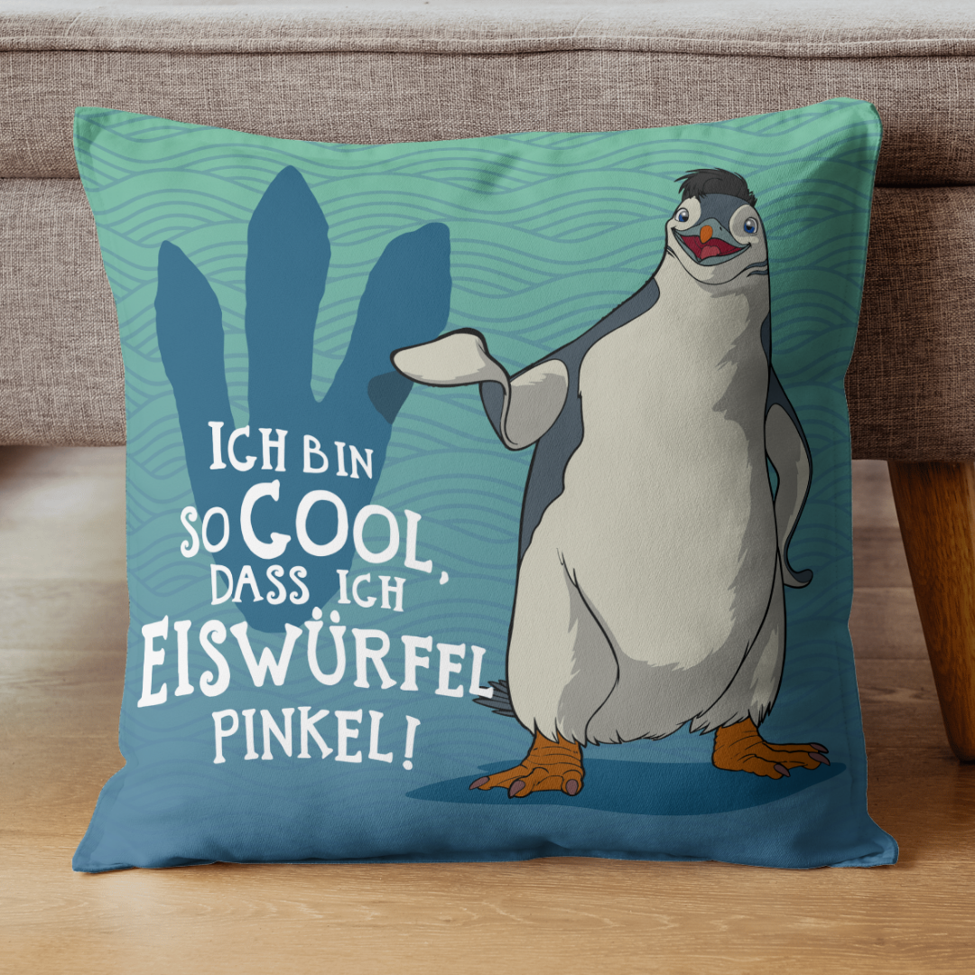 Ich bin so Cool, dass ich Eiswürfel pinkel! - Baumwollkissen