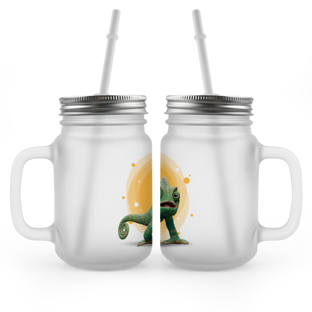 Caspar, das Chamäleon  - Henkelglas