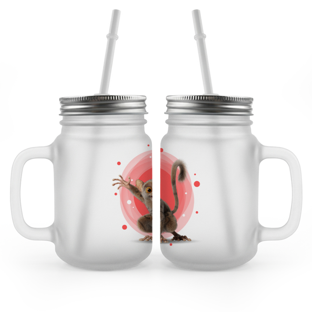 Fitzgeraldo, der Koboldmaki - Henkelglas