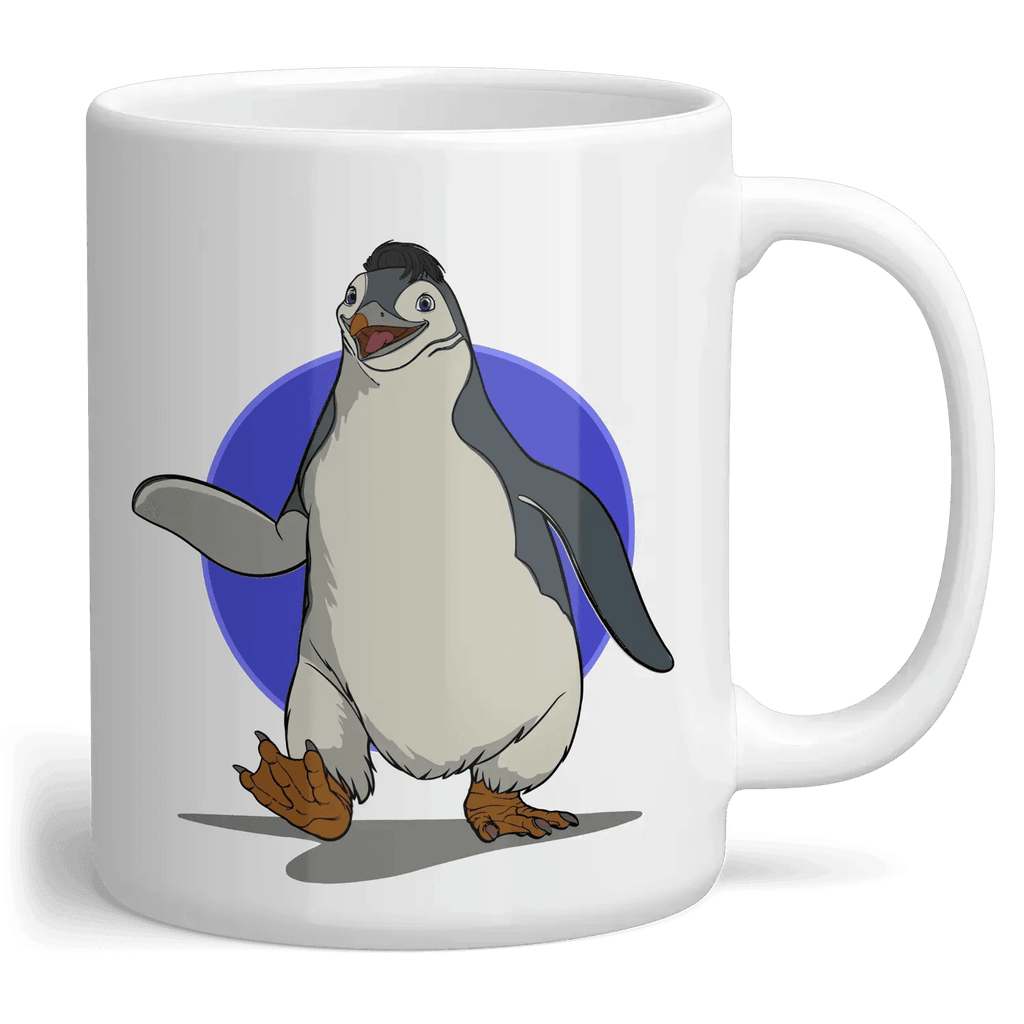 Juri, der Pinguin (Rund) - Tasse Weiß - Die Schule der magischen Tiere - Offizieller Shop zum Film