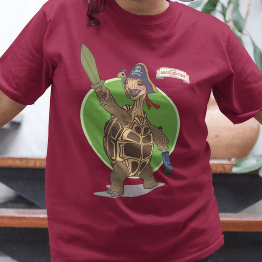 Henrietta, die Schildkröte (rund) - Unisex T-Shirt - Die Schule der magischen Tiere - Offizieller Shop zum Film