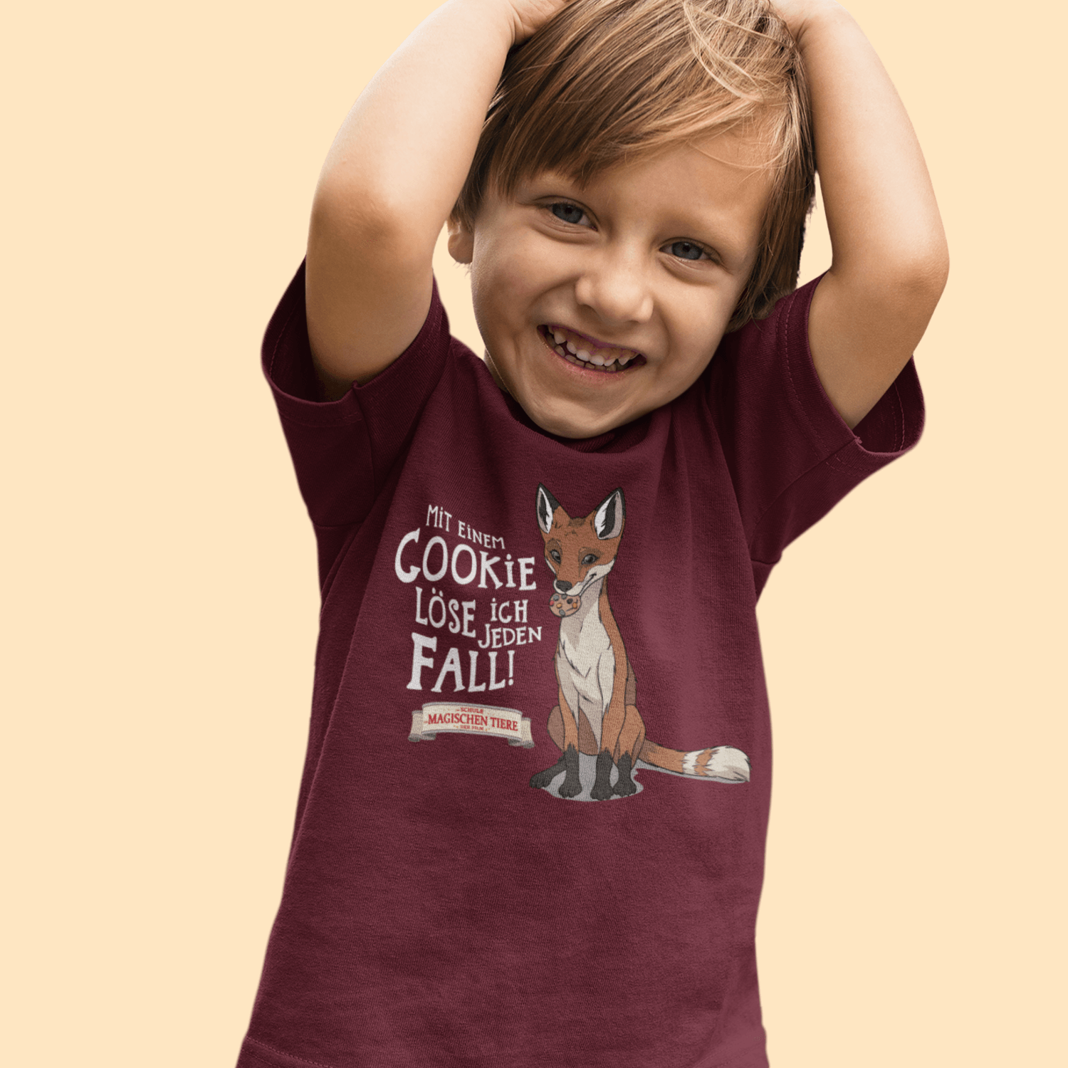 Mit einem Cookie löse ich jeden Fall - Kids T-Shirt - Die Schule der magischen Tiere - Offizieller Shop zum Film