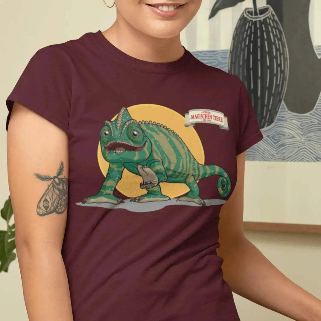 Caspar, das Chamäleon - Frauen T-Shirt - Die Schule der magischen Tiere - Offizieller Shop zum Film