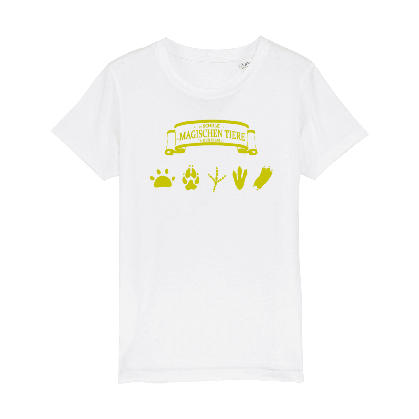 Fußspuren (Gelb) Kids T-Shirt - Die Schule der magischen Tiere - Offizieller Shop zum Film