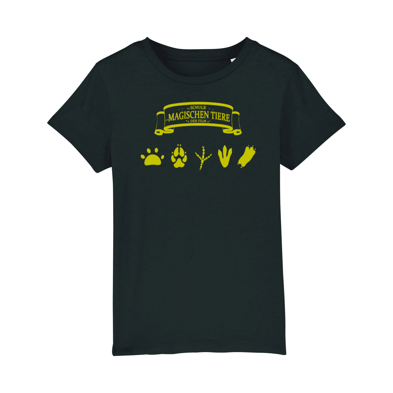 Fußspuren (Gelb) Kids T-Shirt - Die Schule der magischen Tiere - Offizieller Shop zum Film