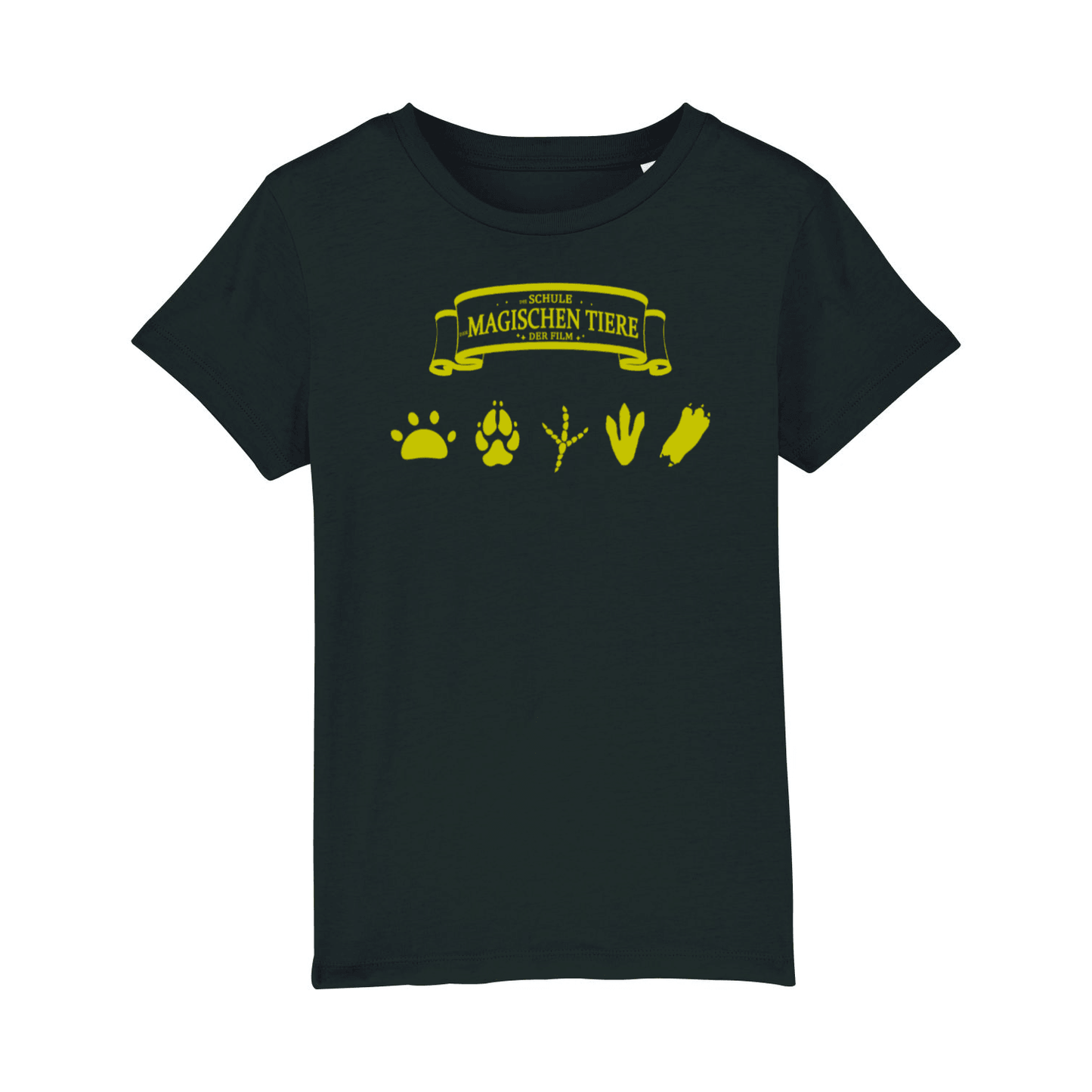 Fußspuren (Gelb) Kids T-Shirt - Die Schule der magischen Tiere - Offizieller Shop zum Film