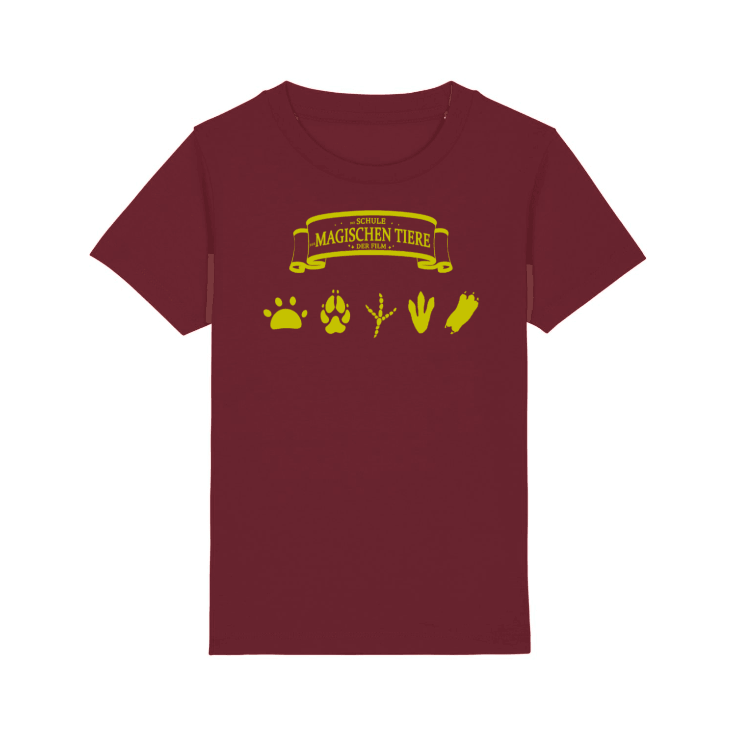 Fußspuren (Gelb) Kids T-Shirt - Die Schule der magischen Tiere - Offizieller Shop zum Film