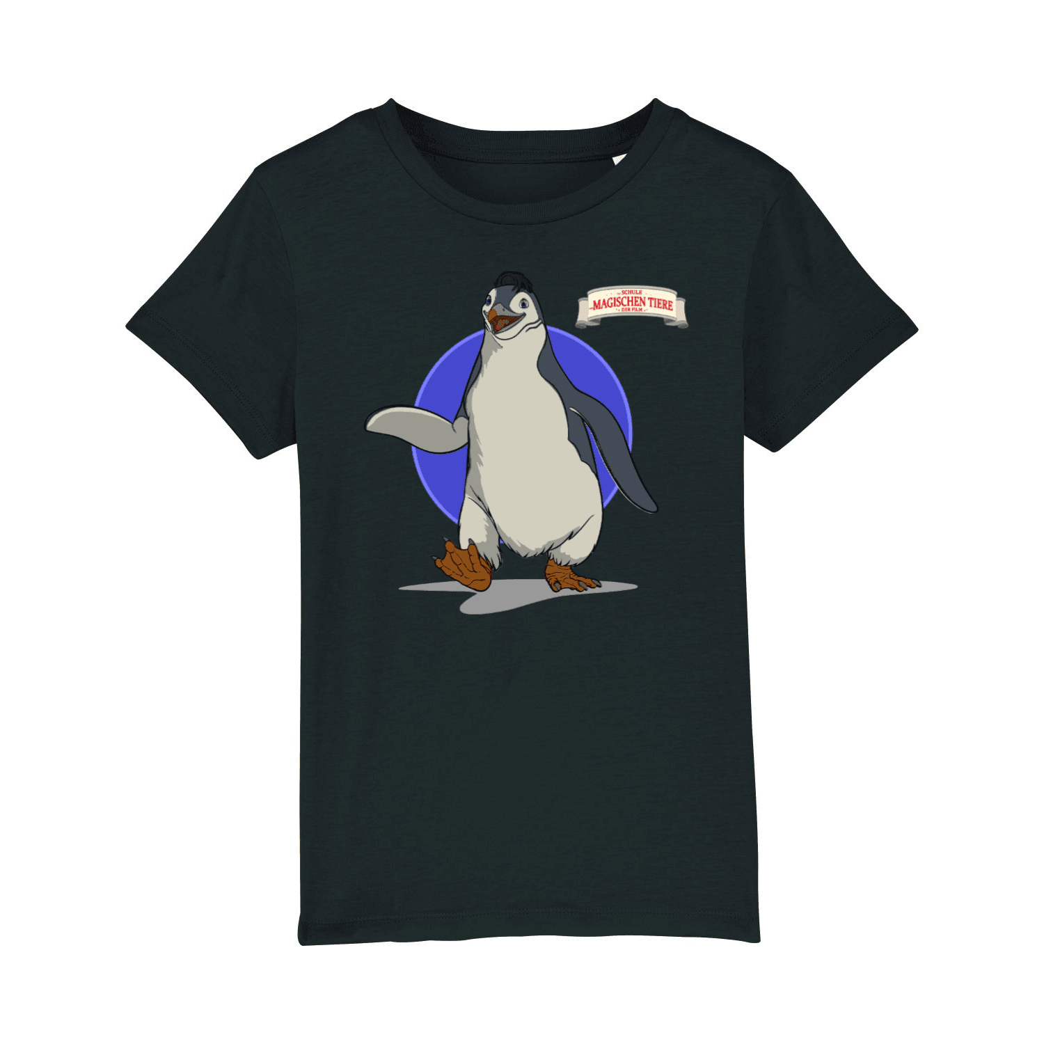 Juri, der Pinguin (rund) - Kids T-Shirt - Die Schule der magischen Tiere - Offizieller Shop zum Film