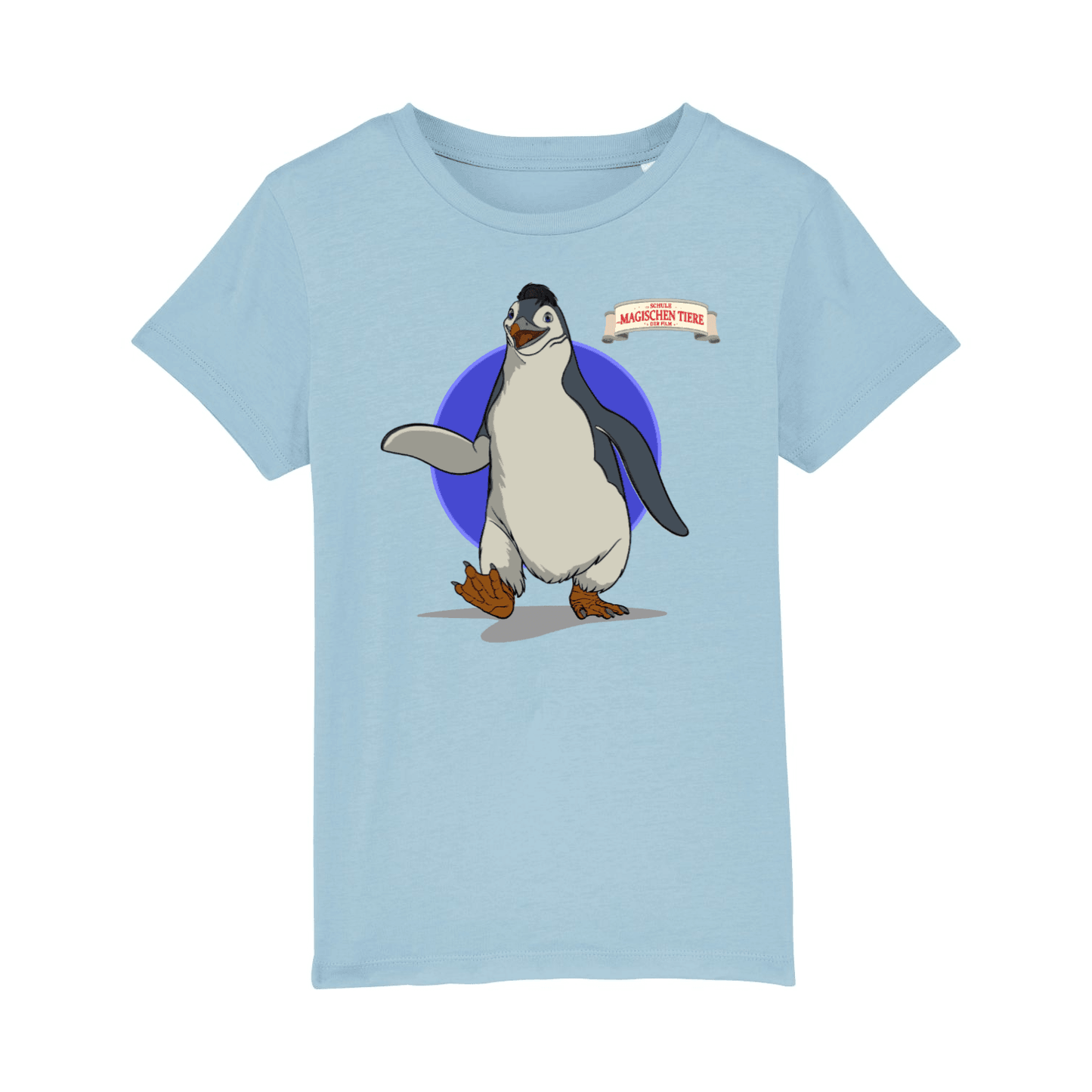 Juri, der Pinguin (rund) - Kids T-Shirt - Die Schule der magischen Tiere - Offizieller Shop zum Film