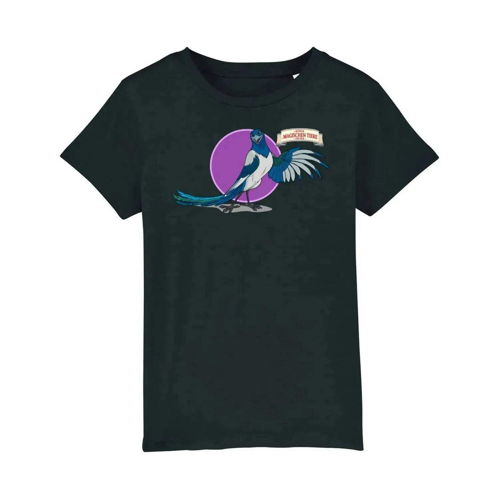Pinkie, die Elster (rund)- Kids T-Shirt - Die Schule der magischen Tiere - Offizieller Shop zum Film