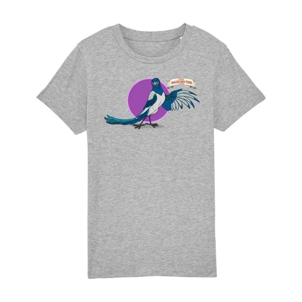 Pinkie, die Elster (rund)- Kids T-Shirt - Die Schule der magischen Tiere - Offizieller Shop zum Film