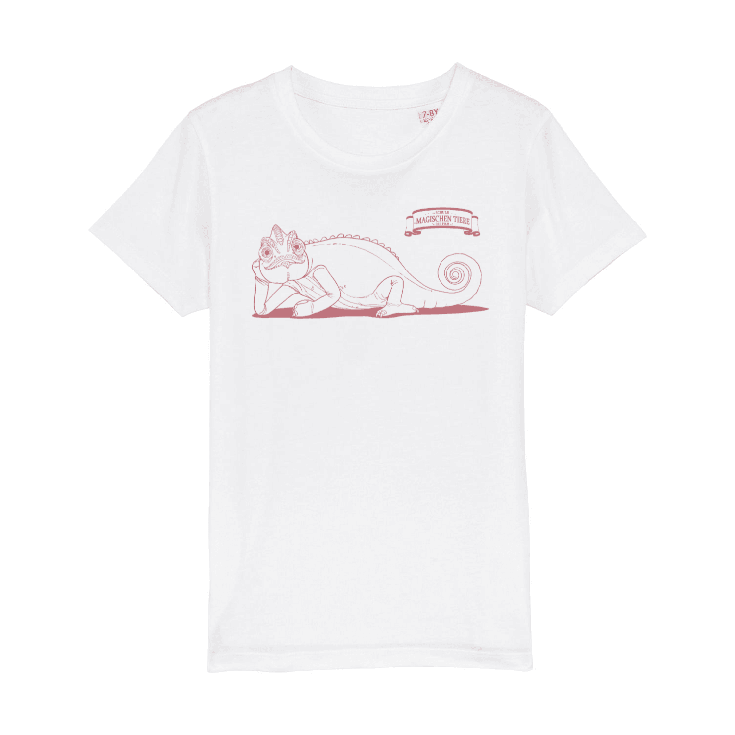 Caspar, das Chamäleon Linien - Kids T-Shirt - Die Schule der magischen Tiere - Offizieller Shop zum Film