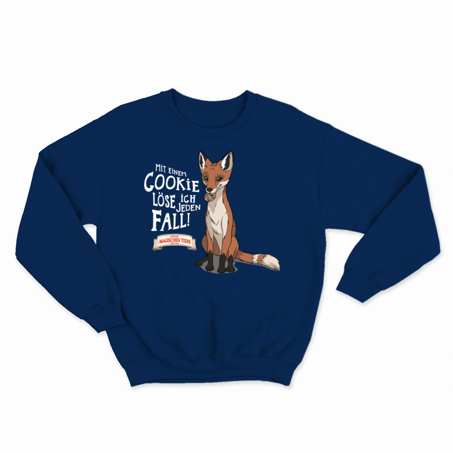 Mit einem Cookie löse ich jeden Fall! - Kids Sweatshirt - Die Schule der magischen Tiere - Offizieller Shop zum Film