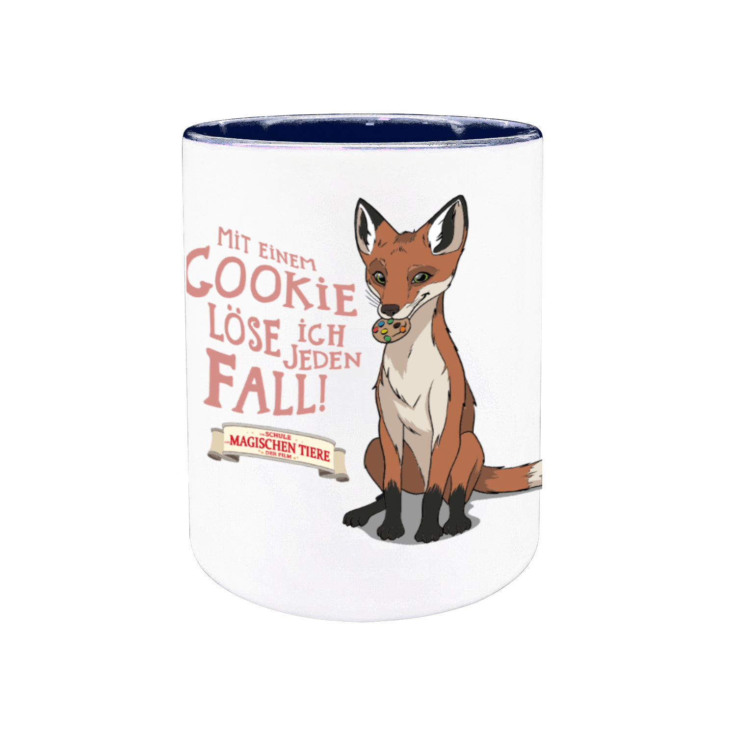 Mit einem Cookie löse ich jeden Fall! - Tasse (Bunt) - Die Schule der magischen Tiere - Offizieller Shop zum Film