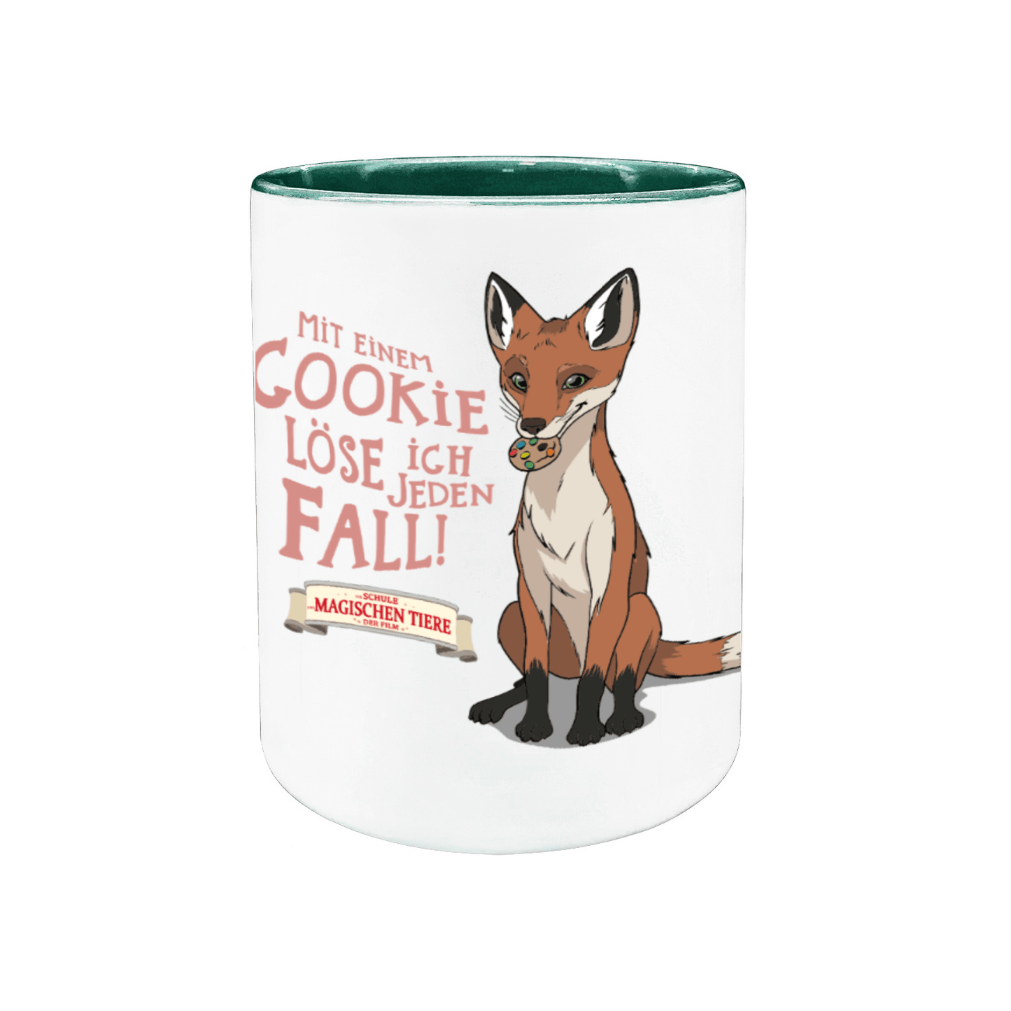 Mit einem Cookie löse ich jeden Fall! - Tasse (Bunt) - Die Schule der magischen Tiere - Offizieller Shop zum Film