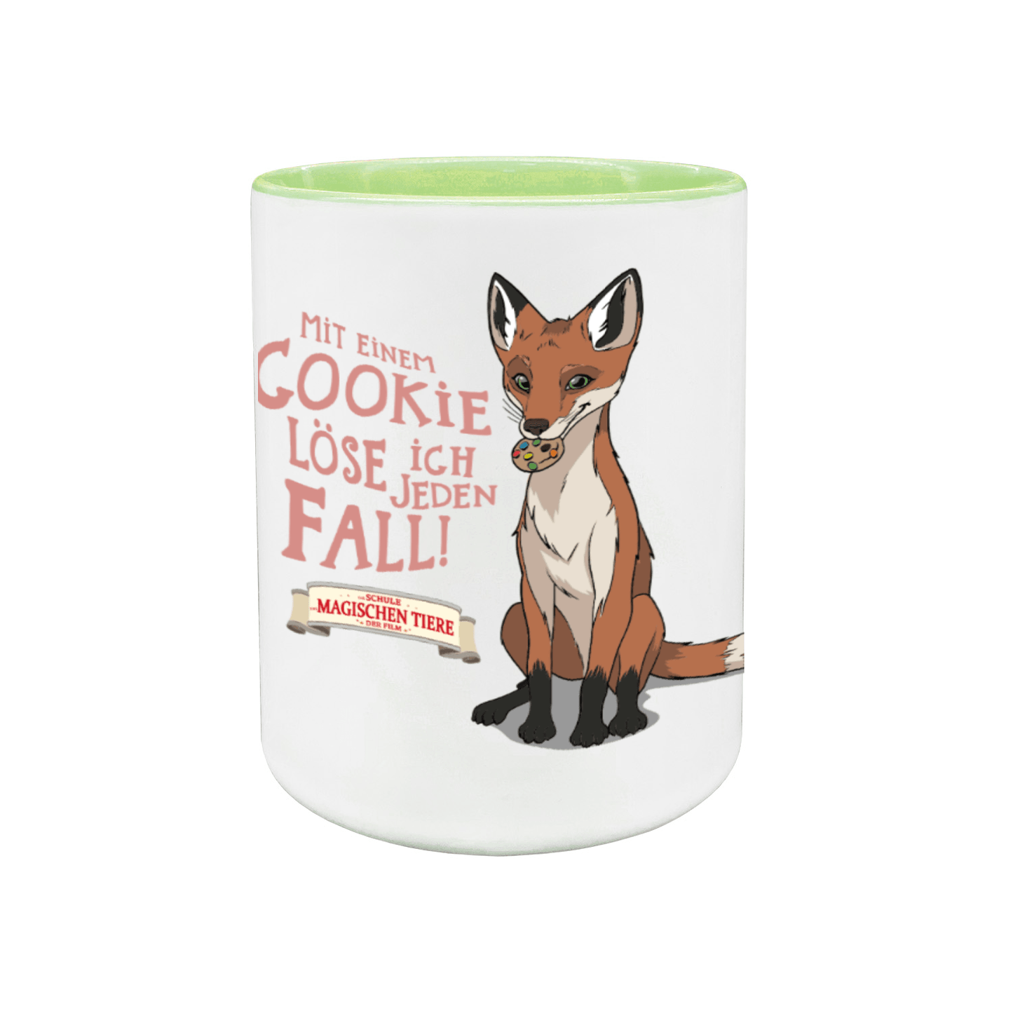 Mit einem Cookie löse ich jeden Fall! - Tasse (Bunt) - Die Schule der magischen Tiere - Offizieller Shop zum Film