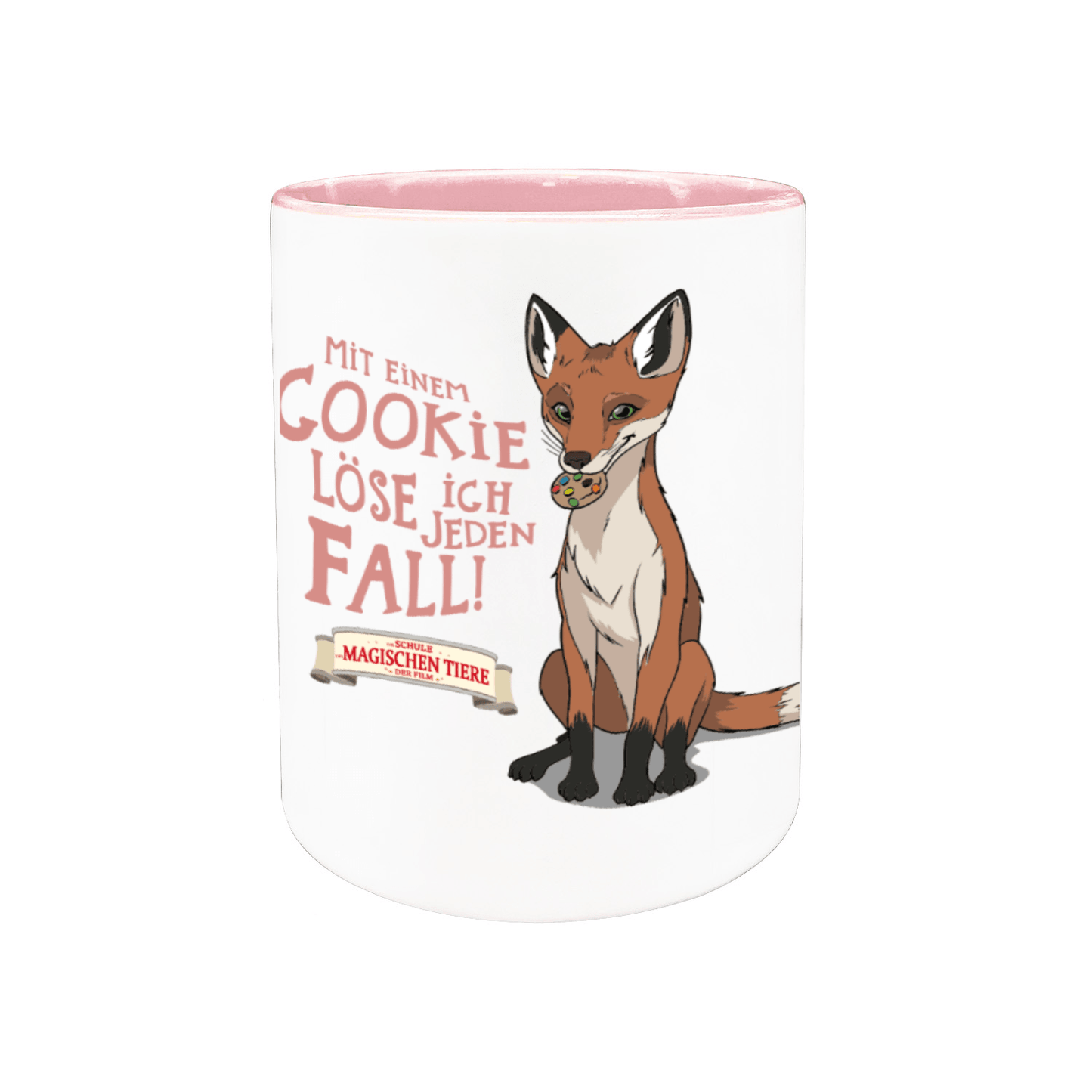 Mit einem Cookie löse ich jeden Fall! - Tasse (Bunt) - Die Schule der magischen Tiere - Offizieller Shop zum Film