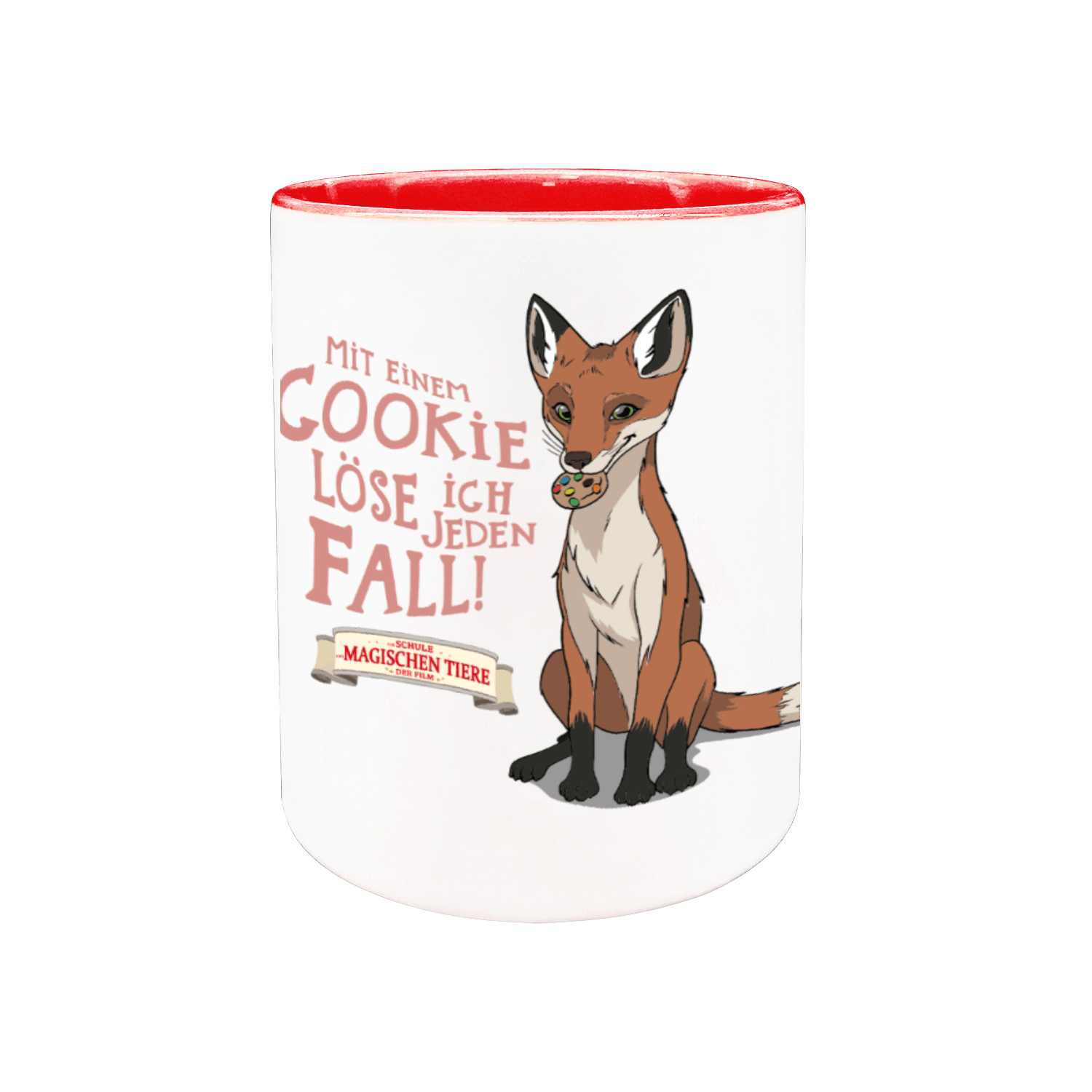 Mit einem Cookie löse ich jeden Fall! - Tasse (Bunt) - Die Schule der magischen Tiere - Offizieller Shop zum Film