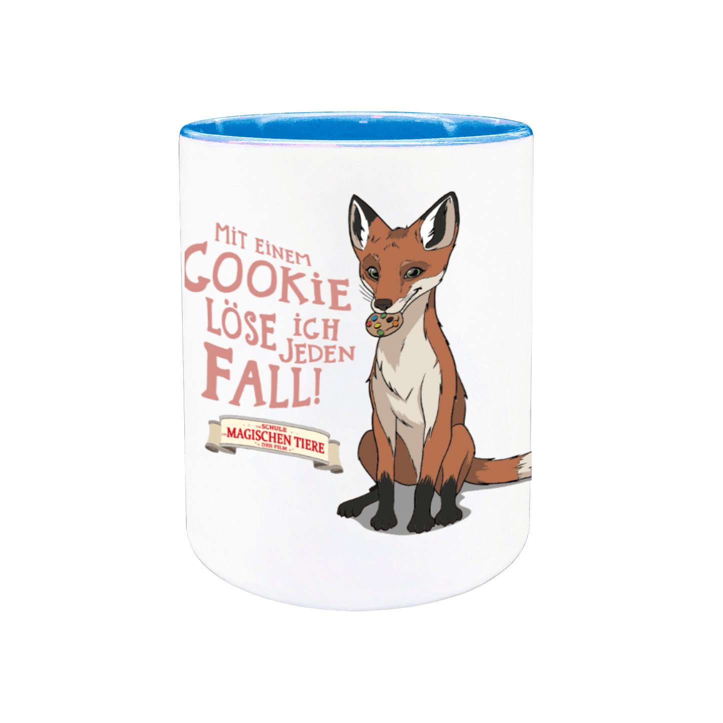 Mit einem Cookie löse ich jeden Fall! - Tasse (Bunt) - Die Schule der magischen Tiere - Offizieller Shop zum Film