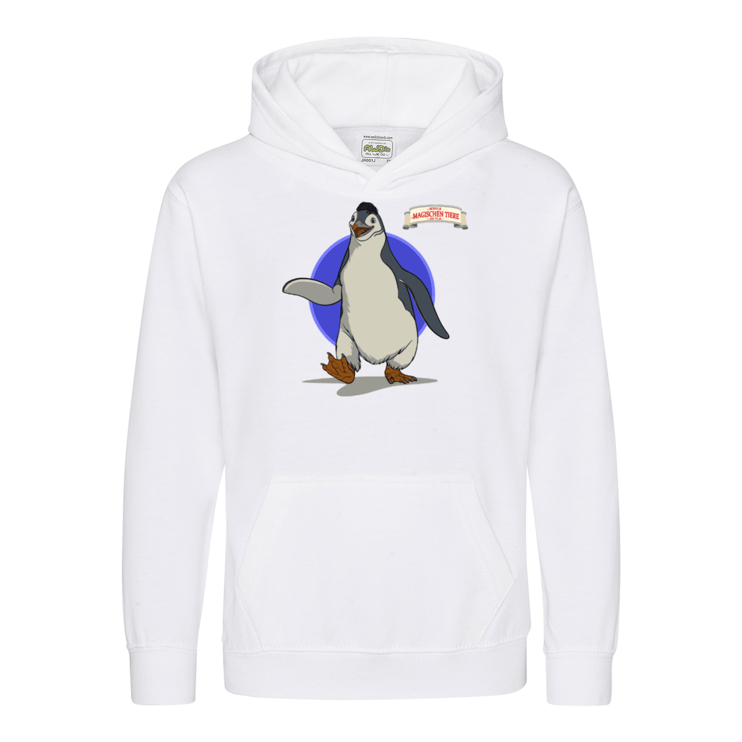 Juri, der Pinguin (Rund) - Kids Hoodie - Die Schule der magischen Tiere - Offizieller Shop zum Film