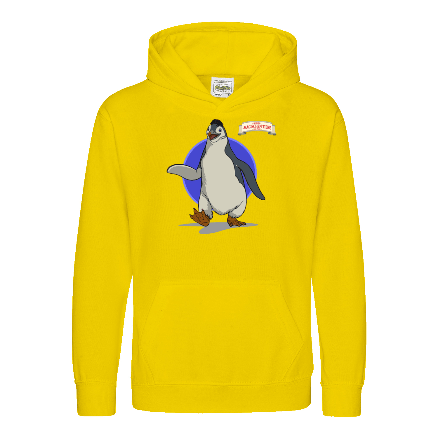 Juri, der Pinguin (Rund) - Kids Hoodie - Die Schule der magischen Tiere - Offizieller Shop zum Film