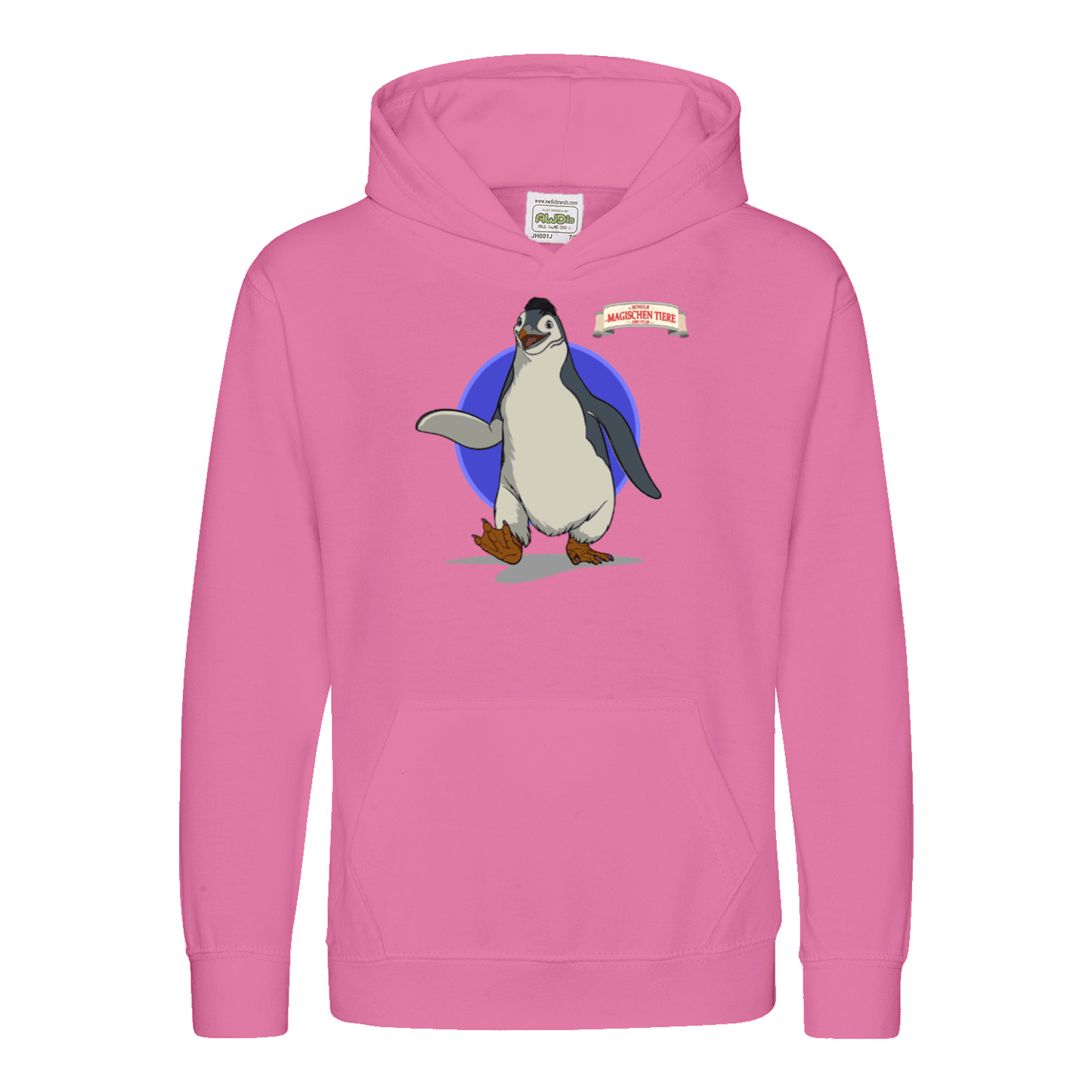 Juri, der Pinguin (Rund) - Kids Hoodie - Die Schule der magischen Tiere - Offizieller Shop zum Film