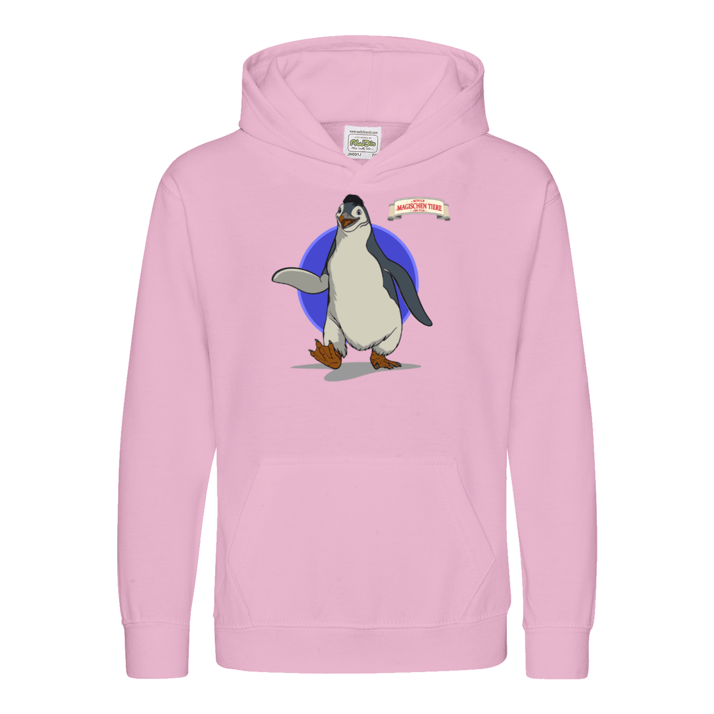 Juri, der Pinguin (Rund) - Kids Hoodie - Die Schule der magischen Tiere - Offizieller Shop zum Film