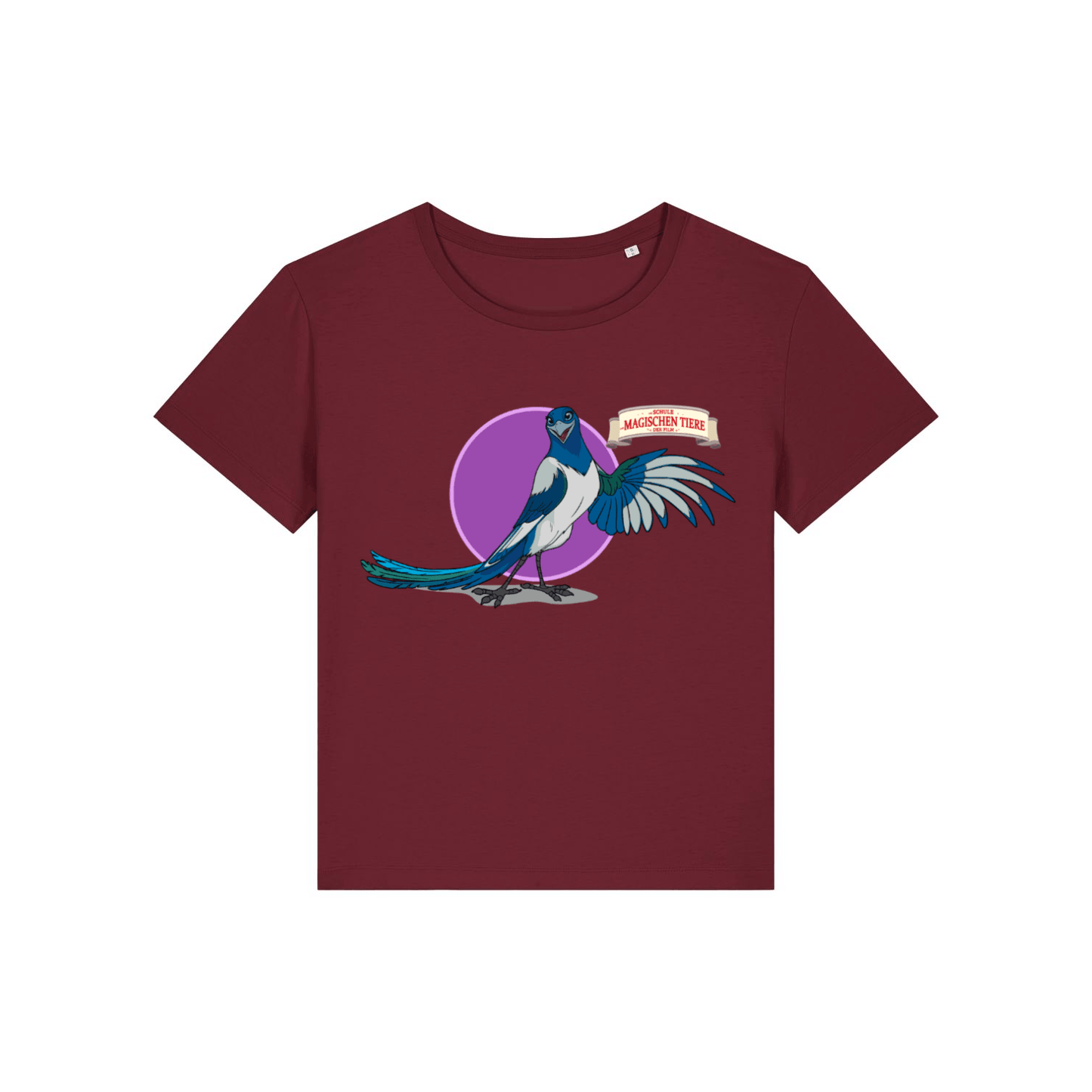 Pinkie, die Elster (rund) - Frauen T-Shirt - Die Schule der magischen Tiere - Offizieller Shop zum Film