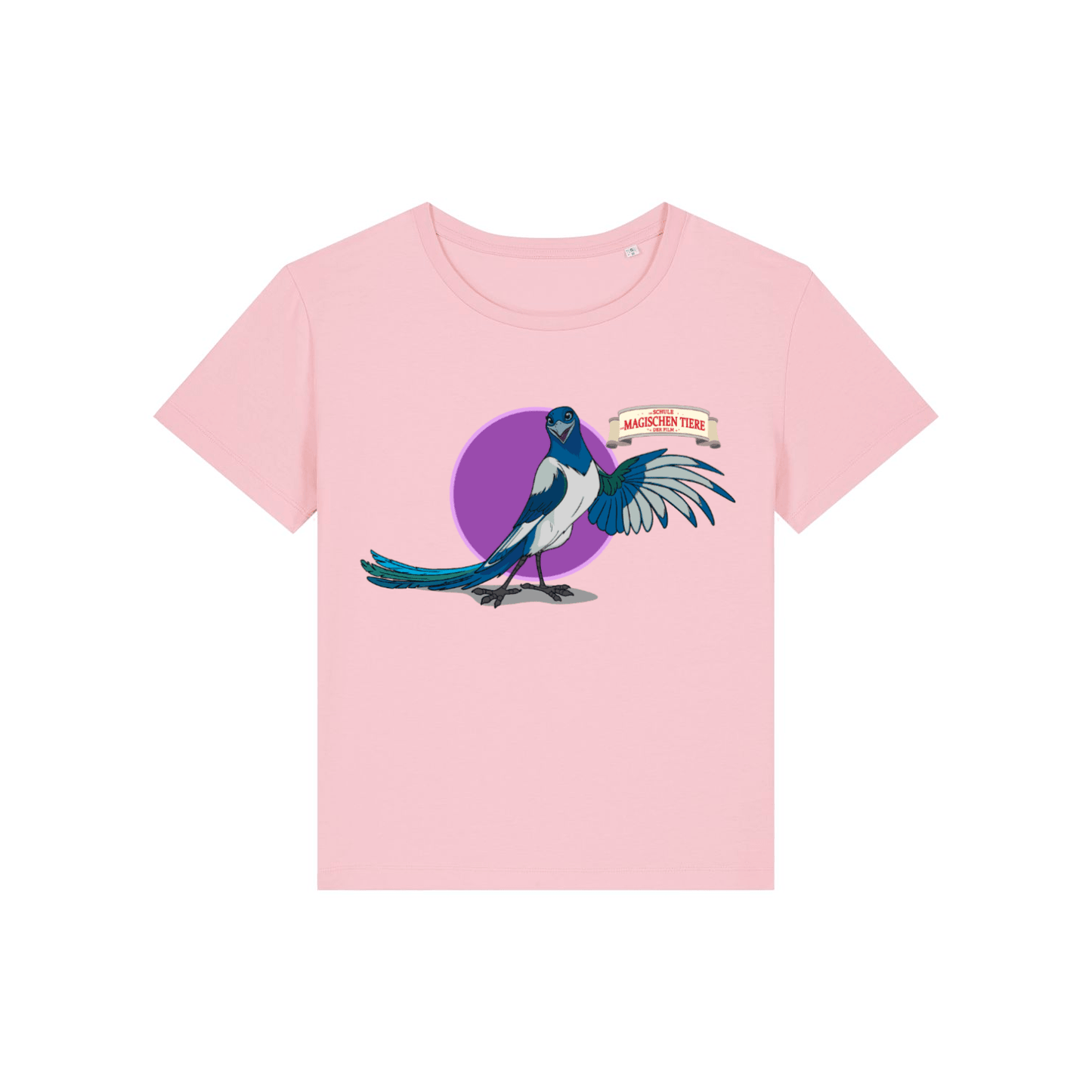 Pinkie, die Elster (rund) - Frauen T-Shirt - Die Schule der magischen Tiere - Offizieller Shop zum Film