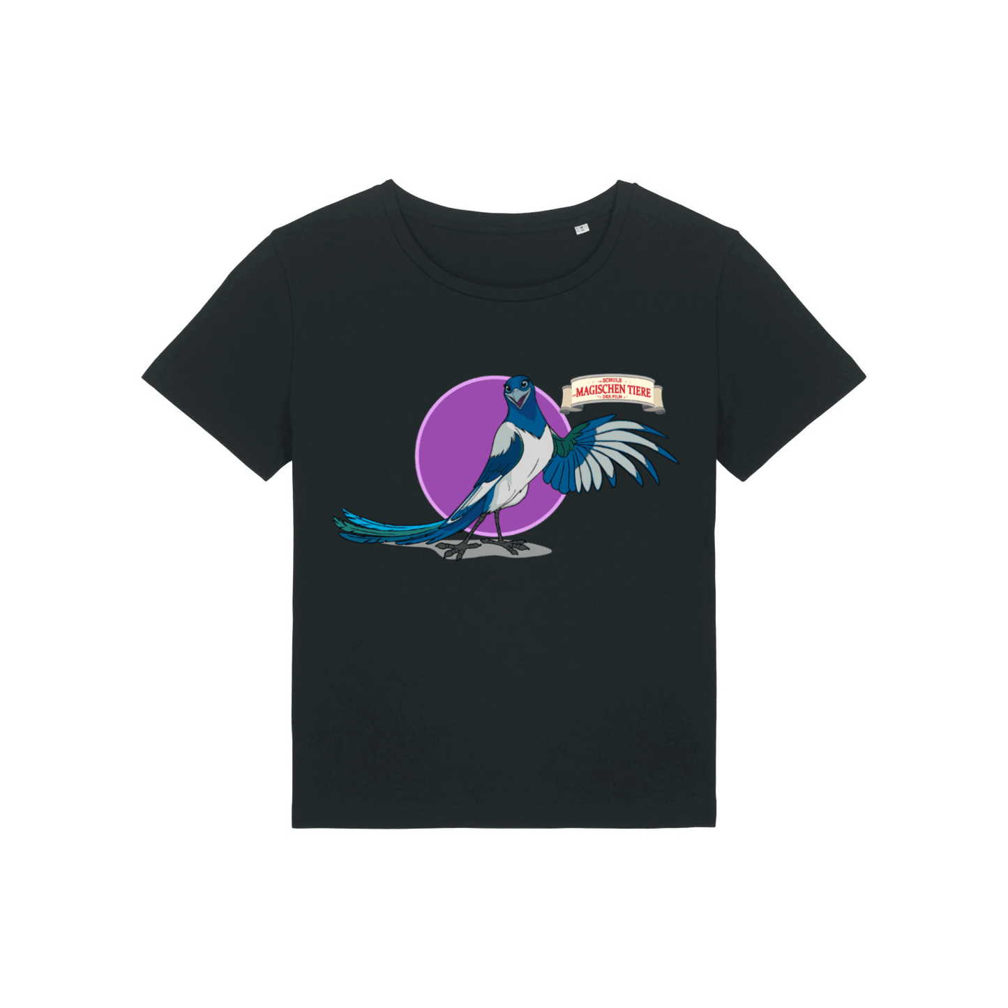 Pinkie, die Elster (rund) - Frauen T-Shirt - Die Schule der magischen Tiere - Offizieller Shop zum Film