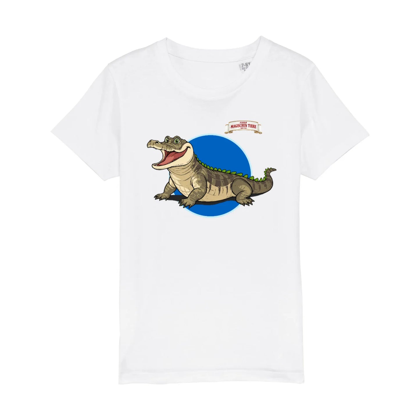 Rick, das Krokodil liegend - Kids T-Shirt