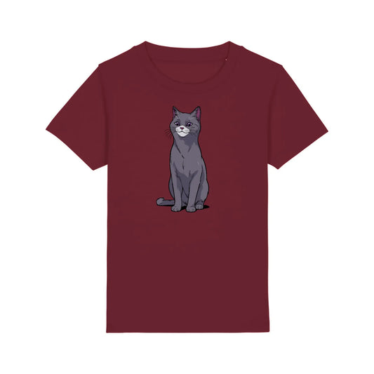 Karajan, der Kater aufmerksam - Kids T-Shirt