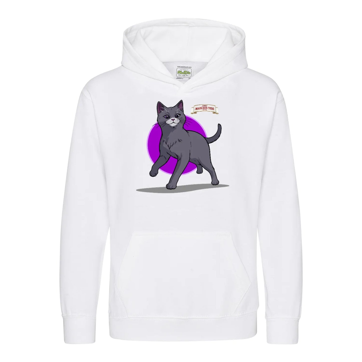 Karajan, der Kater laufend - Kids Hoodie