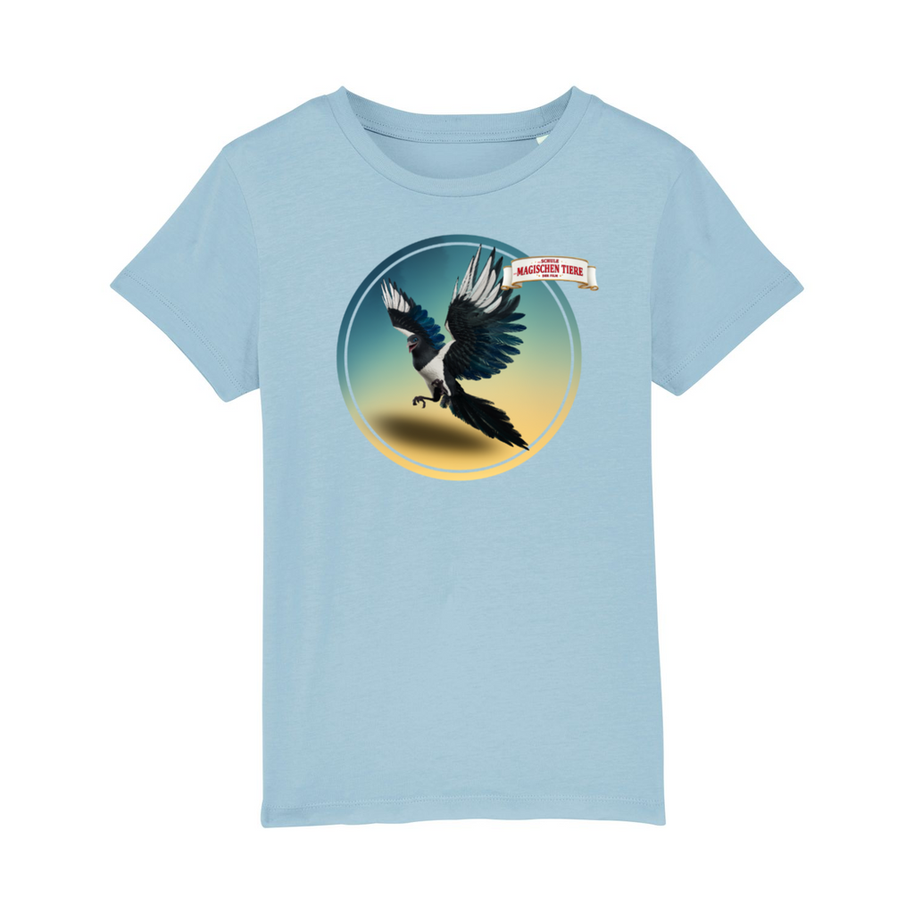 Pinkie, die Elster (Rund) II – Kids T-Shirt