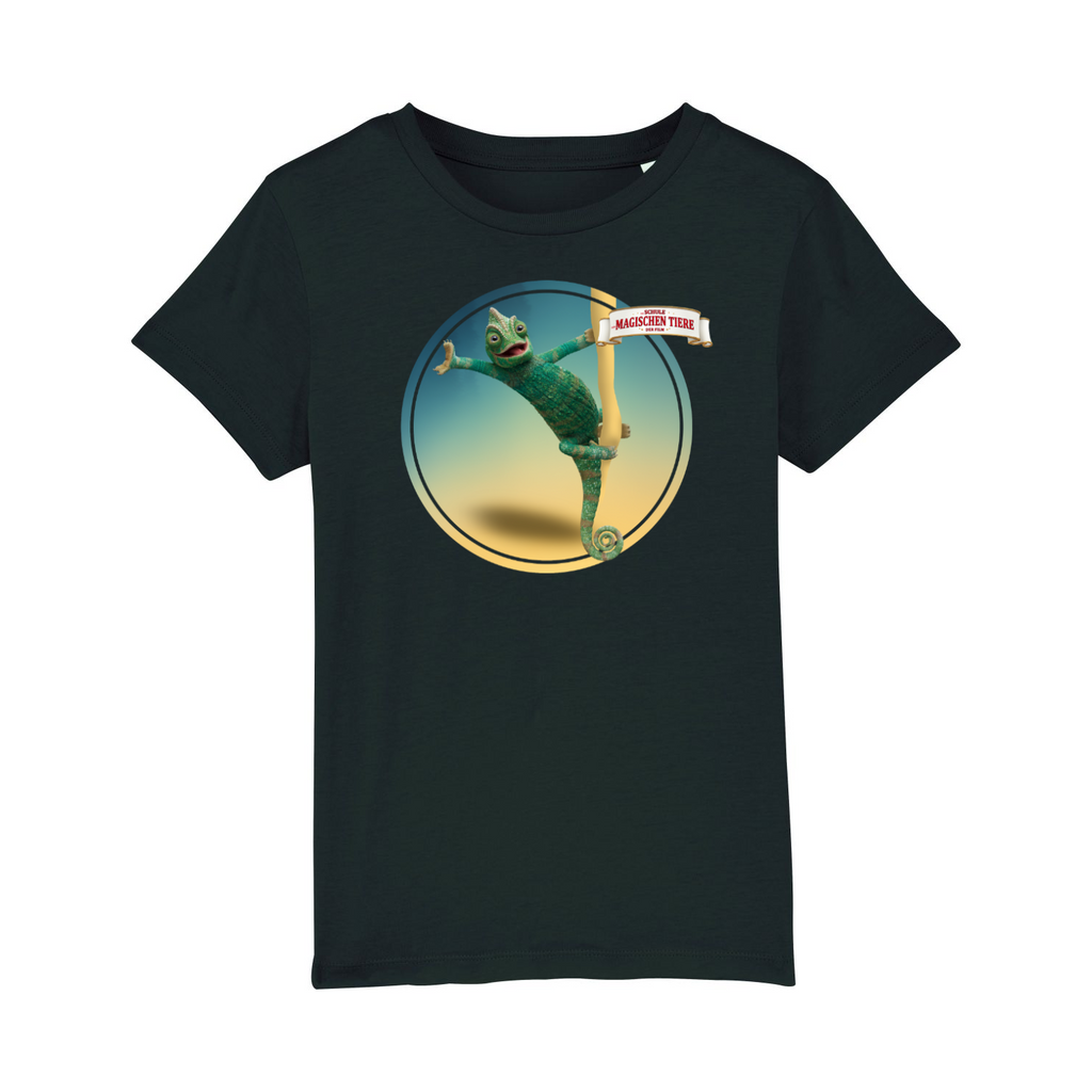 Caspar, das Chamäleon (Rund) II – Kids T-Shirt