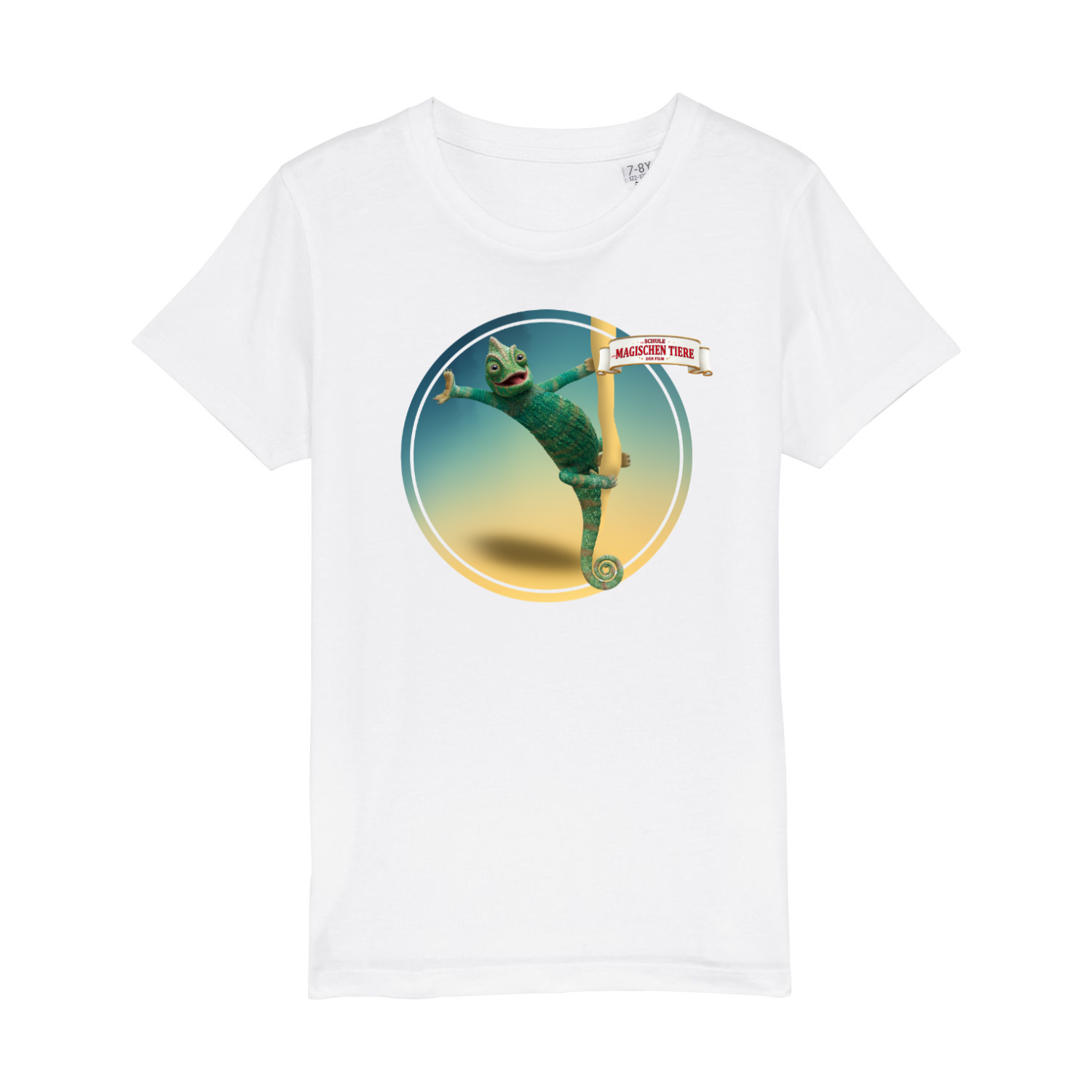 Caspar, das Chamäleon (Rund) II – Kids T-Shirt