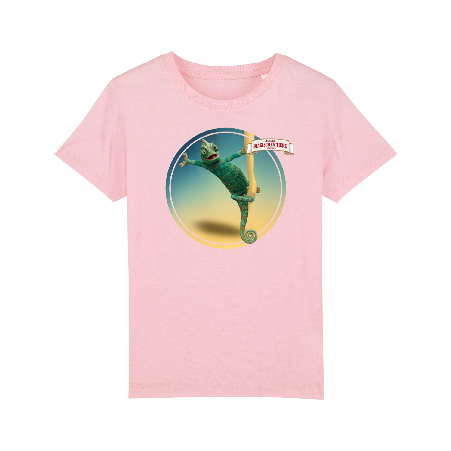 Caspar, das Chamäleon (Rund) II – Kids T-Shirt