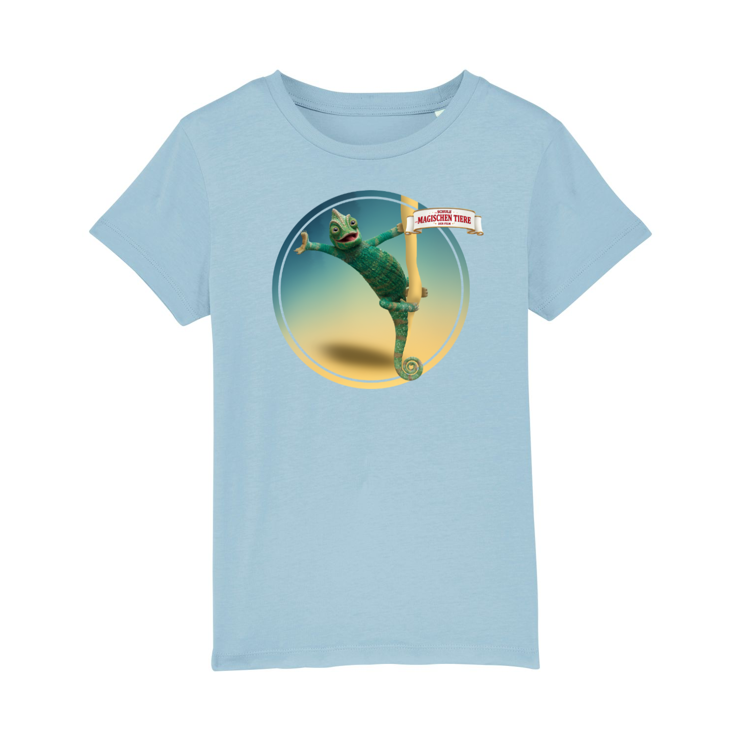 Caspar, das Chamäleon (Rund) II – Kids T-Shirt