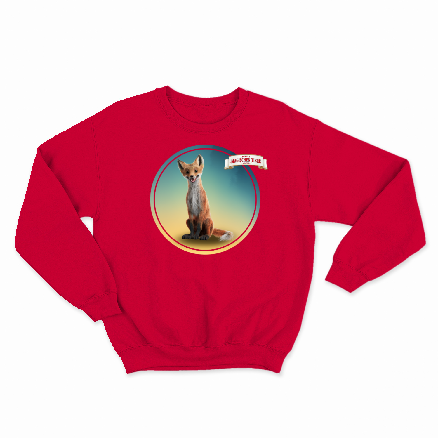 Rabbat, der Fuchs (Rund) II – Kids Sweatshirt