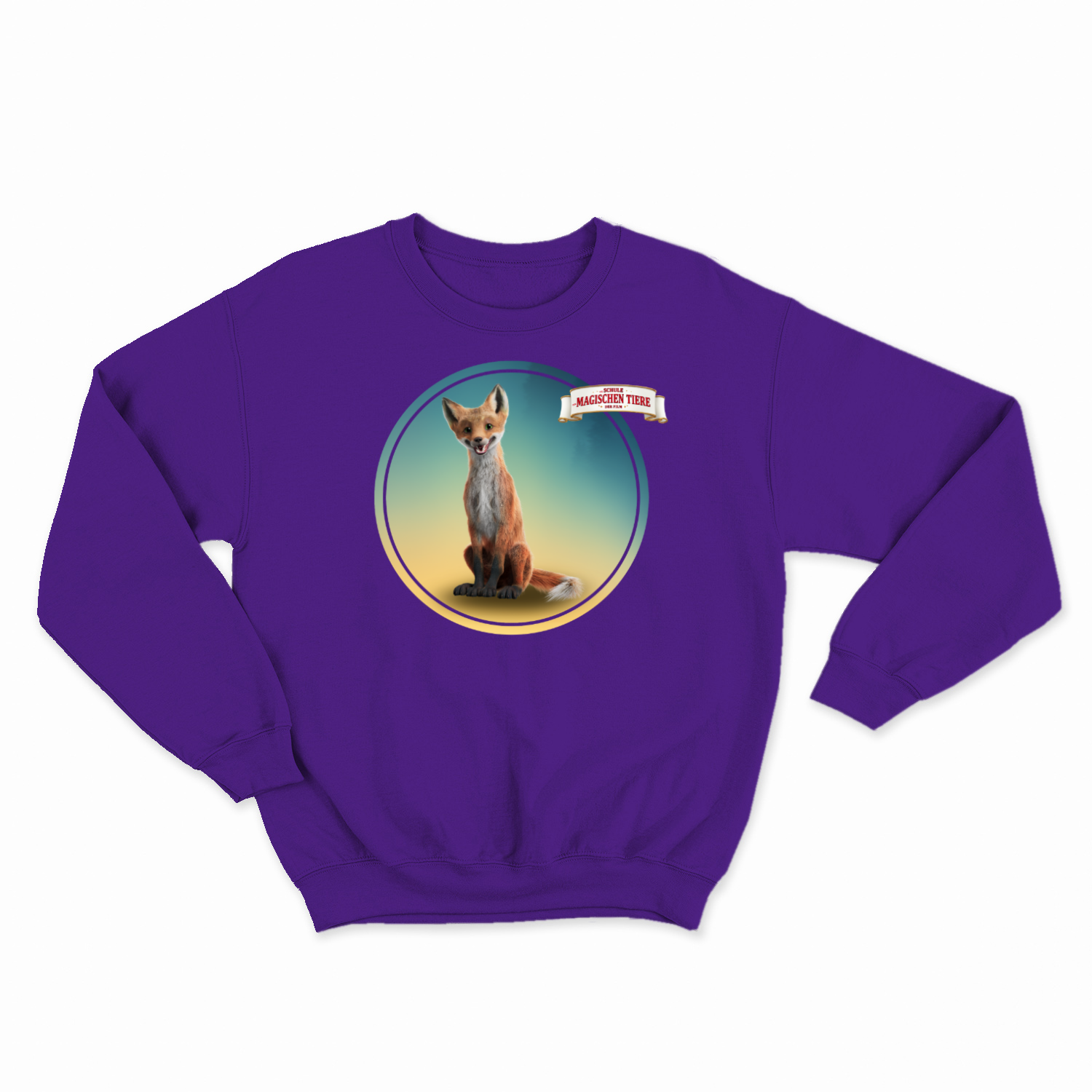 Rabbat, der Fuchs (Rund) II – Kids Sweatshirt