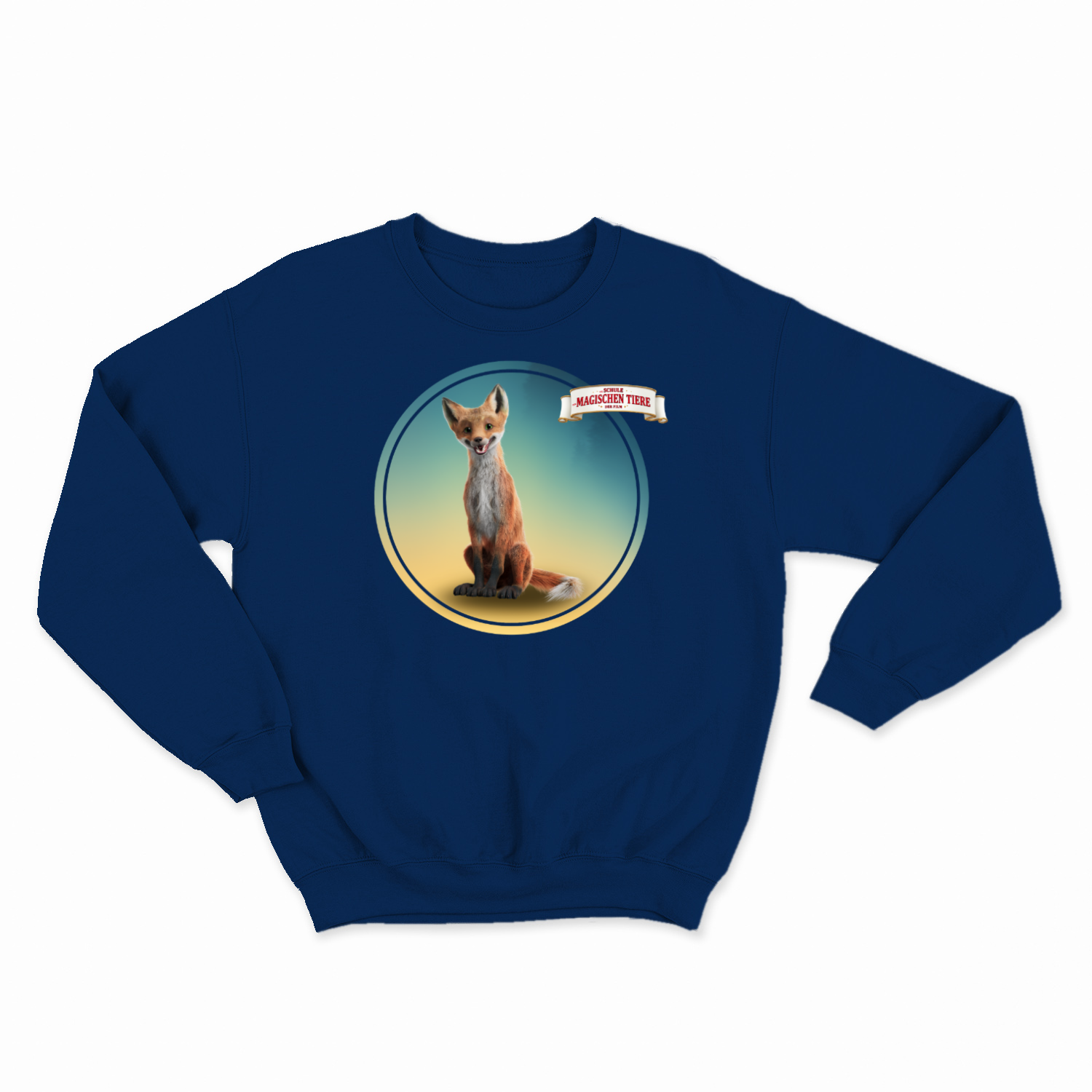 Rabbat, der Fuchs (Rund) II – Kids Sweatshirt