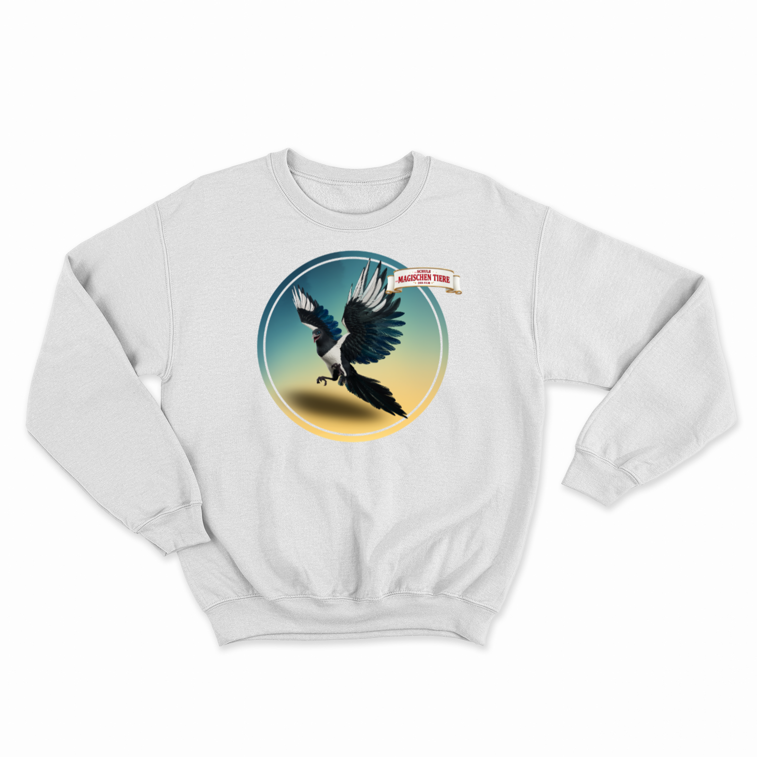 Pinkie, die Elster (Rund) II – Kids Sweatshirt