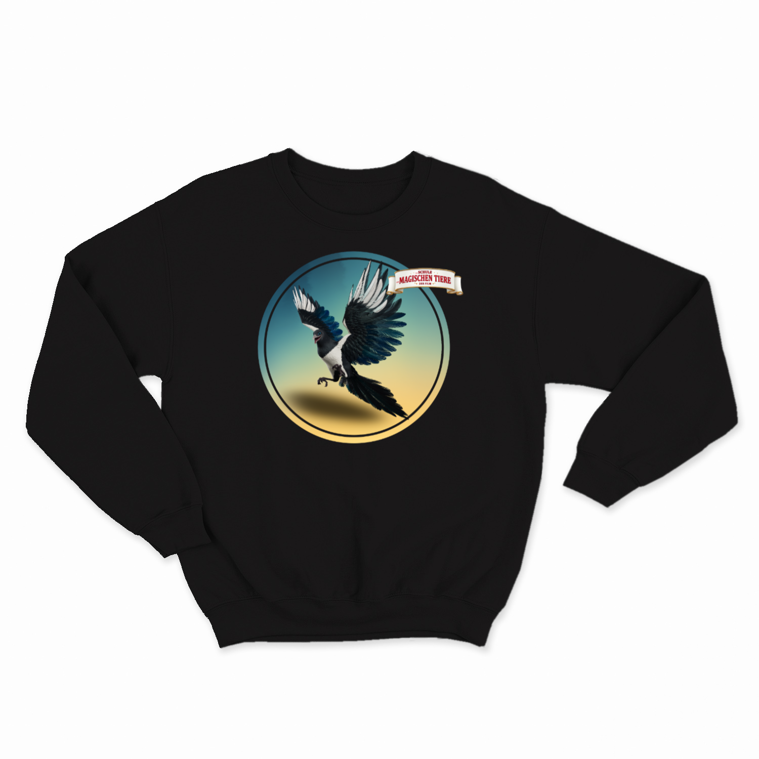 Pinkie, die Elster (Rund) II – Kids Sweatshirt