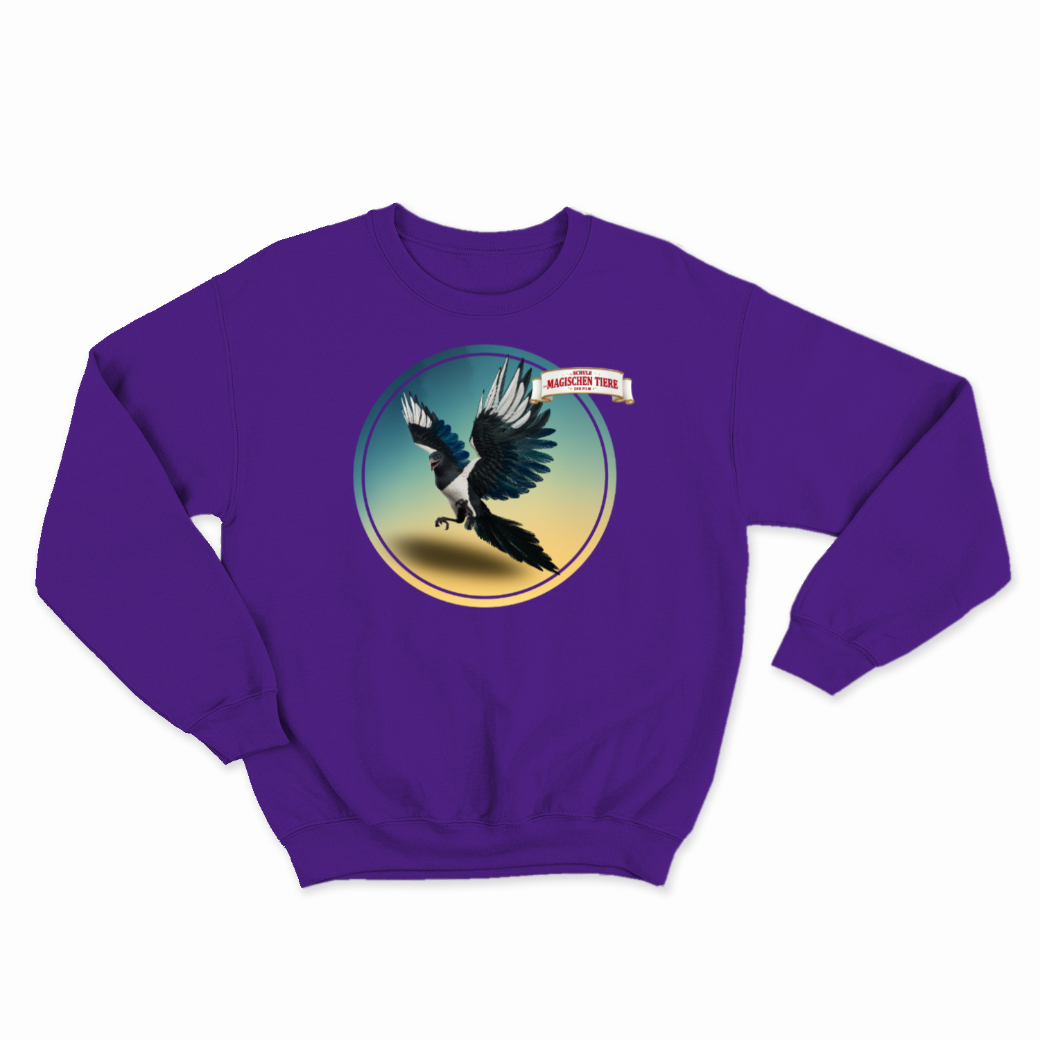 Pinkie, die Elster (Rund) II – Kids Sweatshirt