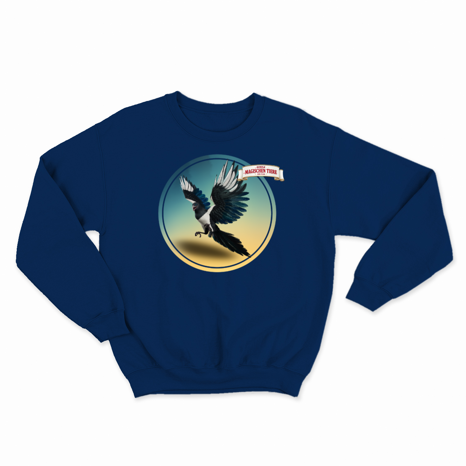 Pinkie, die Elster (Rund) II – Kids Sweatshirt