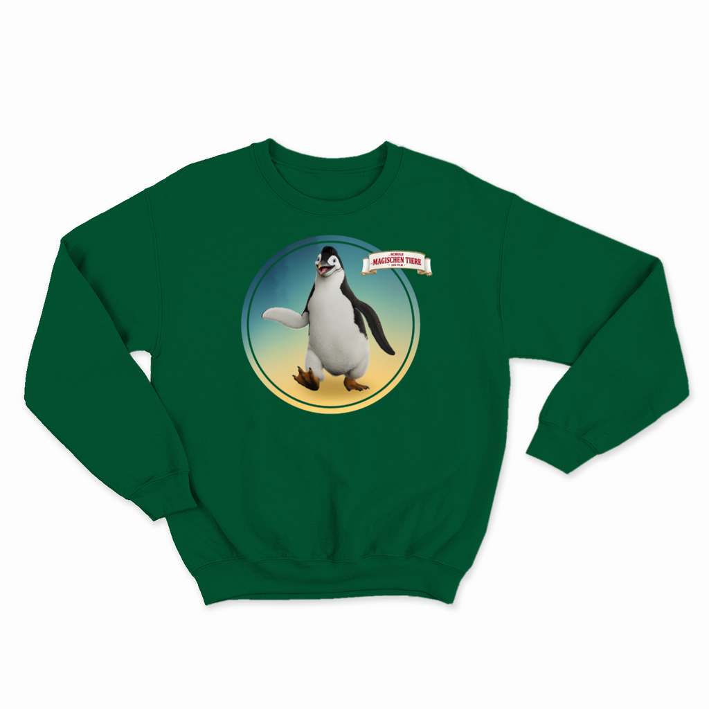 Juri, der Pinguin (Rund) II – Kids Sweatshirt